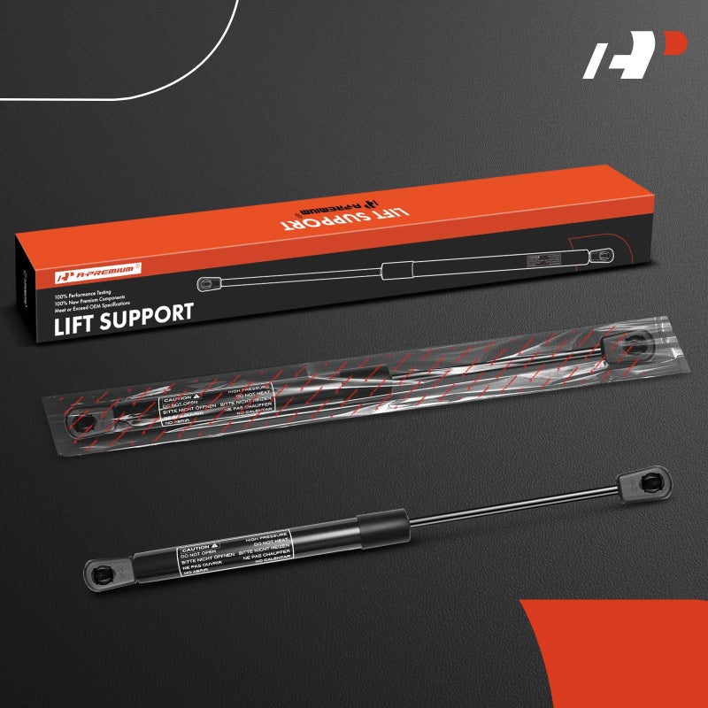 A-Premium Universal Lift Supports Shock Struts with Spike Extended Length 15.98 Compressed Length 9.92 Force 60lbs 2-PC Set - Image 2