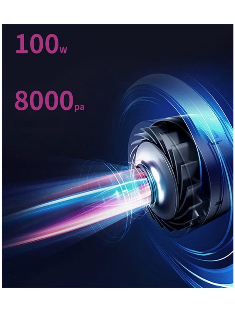 Zikra Vacuum Cleaners for Household Purposes, Handheld Mattress Vacuum Cleaner, Cordless Handheld Bed Vacuum Cleaner with Hepa, Effectively Clean Up Bed Sheet Pillow Couch - Image 4