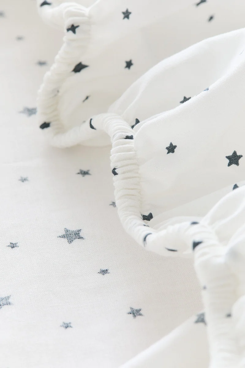 اتش اند ام شرشف بحواف مطاطية للمهد