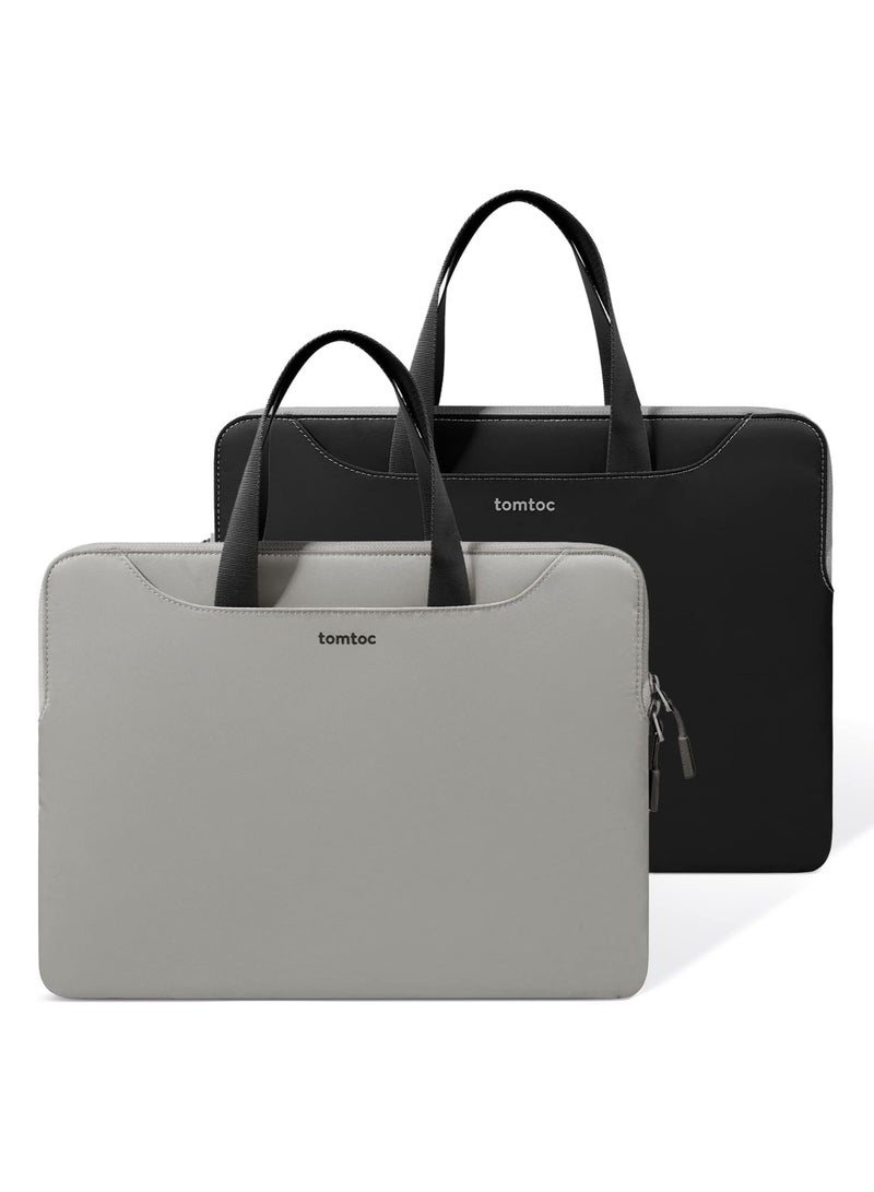 Tomtoc TheHer-A21 Slim Laptop Sleeve Bag with Dual-Tone Reversible Colors, Eco-Friendly Water-Resistant Carry Case for 14-inch MacBook Pro M4/M3/M2/M1 2024–2021 & 13.8" Surface Laptop - Image 1