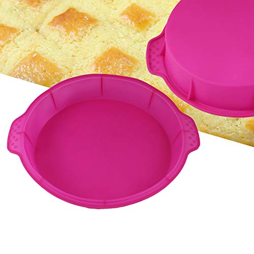 Inditradition Reusable Silicone Cake Baking Mould | BPA-Free, Food Grade, 21 Cm (Round Shape) - Image 3