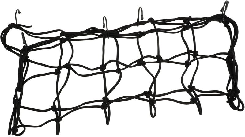 DECHOUS 1Pc Heavy Duty Latex Cargo Net for Motorcycle Bike Elastic Luggage Storage Net with Durable Hooks for Securing Suitcases Gear - Image 1