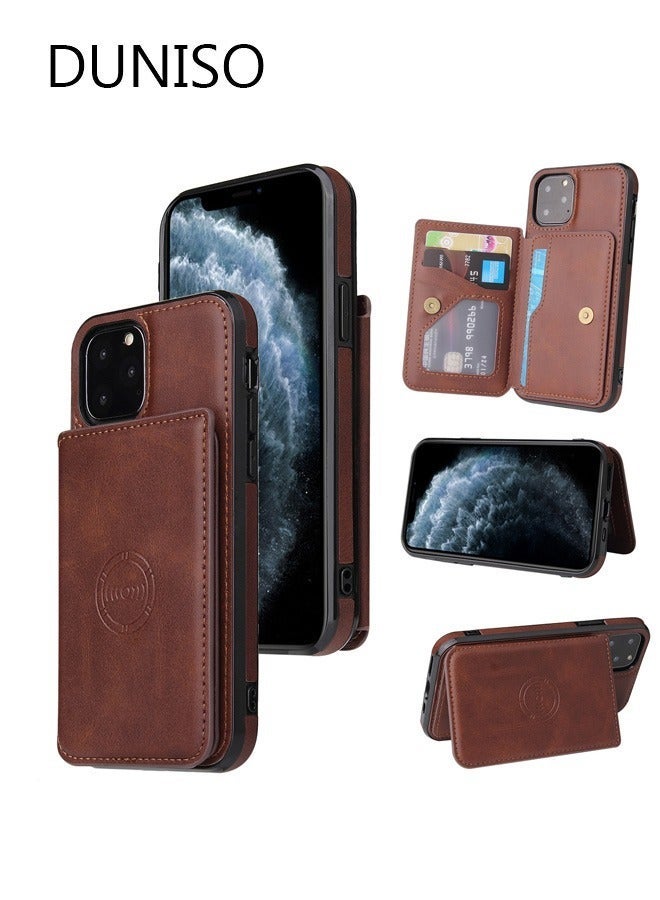 DUNISO For iPhone 14 Pro Max 6.7" Leather Wallet Case with Card Slots Holder Magnetic Clasp Shockproof Flip Folio Book Protective Cover Women Men for Apple 14 ProMax 5G Phone Case - Image 1