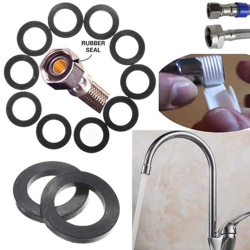 DIY Crafts Diy Crafts CTDIYHI27687 Repair Work 34inch Rubber Faucet Washer Faucet Leakproof Seal Do It Your Self Items 2 Pack of 10 Multicolor 