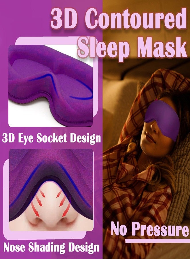 gusonse Eye Mask for Lash Extensions, Sleep Mask for Women Eyelash Extension, No Pressure 3D Contoured Lash Extension Sleep Mask, Block Out Light Sleep Protector Eye Shade Cover for Travel Yoga Nap - Image 3