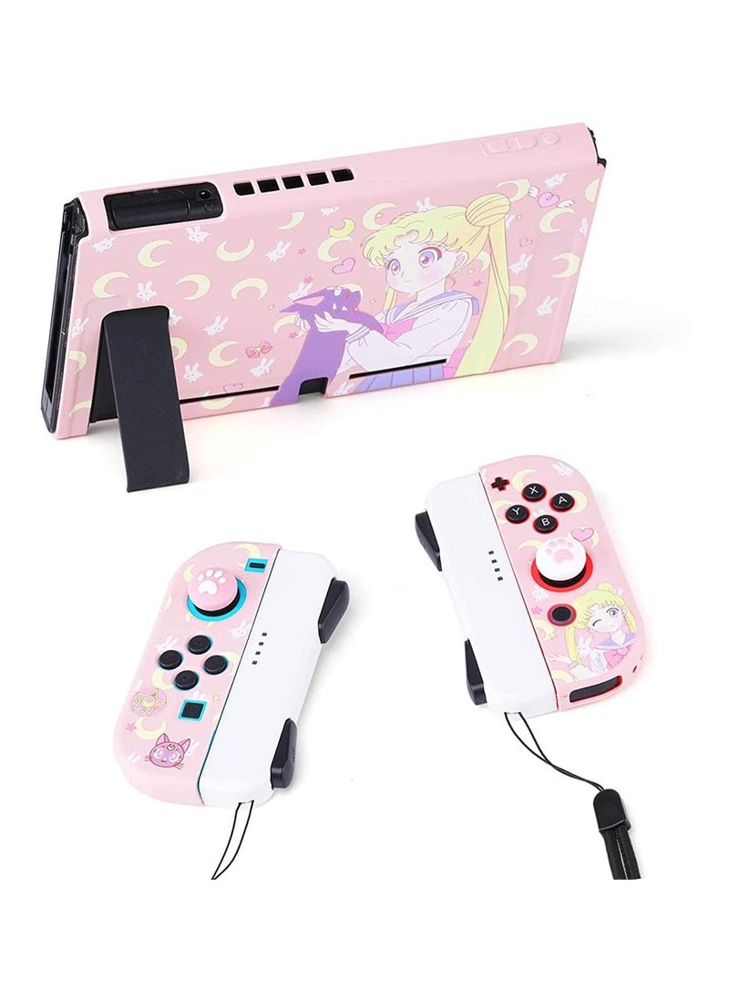 SYOSI Switch Protective Cover Liquid Silicone Case for Switch Soft Slim Grip Cover Shell for Joy Con Scratch Crack Resistant Easy Install  - Image 2