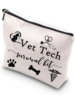 WCGXKO WCGXKO Veterinary Technician Gift Vet Tech Survival Kit Portable Travel Accessories Toiletry Bag Makeup Bag 