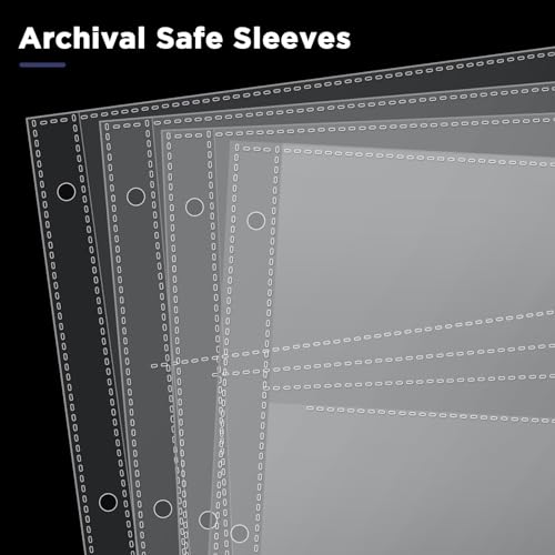 CollectHall 50 Pack Currency Sleeves, 3-Pocket Banknote Sleeves, 8.5 × 11 Sheet Protectors for Currency Holder, Banknotes Album - Image 5