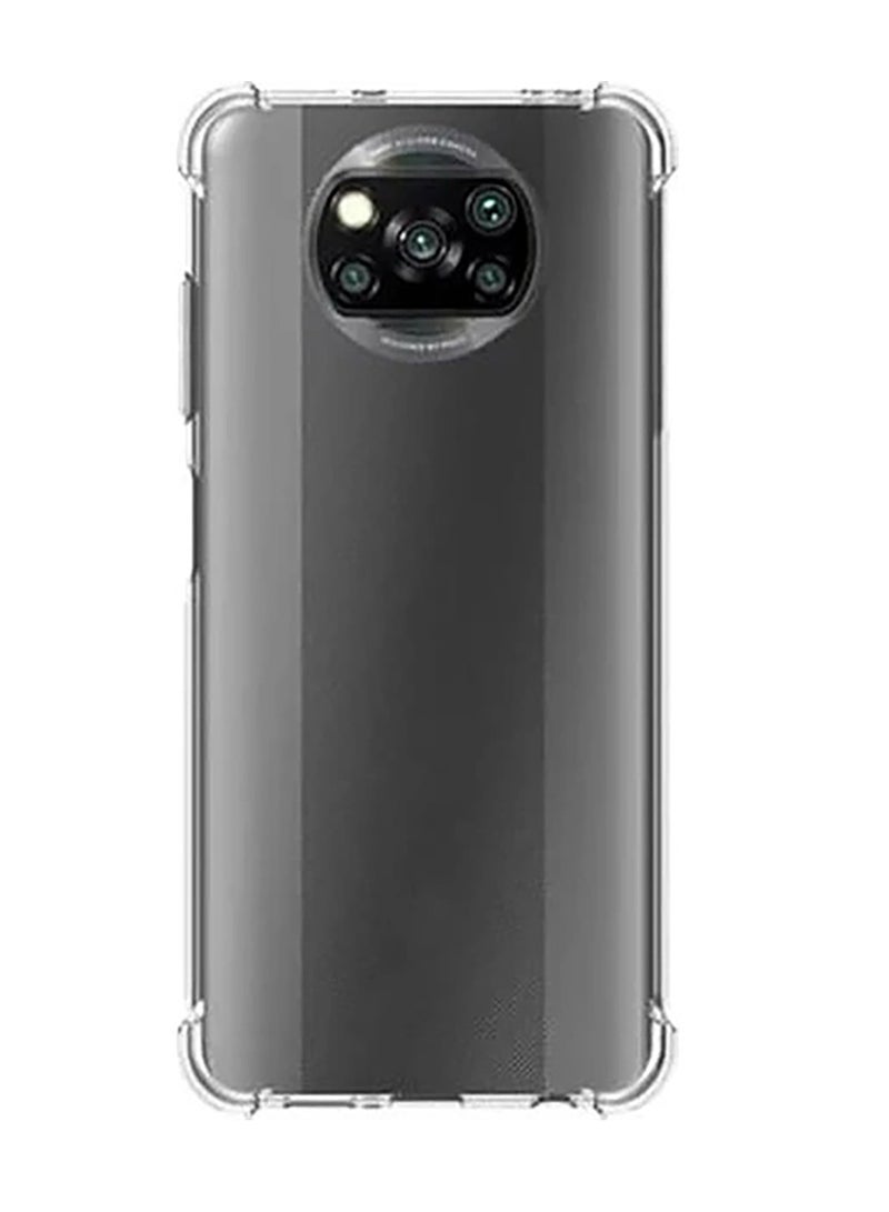 غطاء من السيليكون المضاد للصدمات لهاتف Xiaomi Poco X3 / Poco x3 Pro شفاف