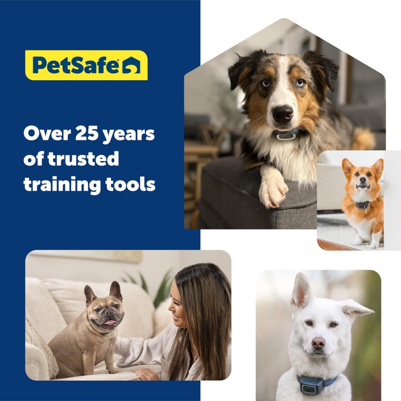 PetSafe Spray Bark Dog Collar, Automatic No Bark Device for Dogs 8 lb. and Up - Rechargeable and Water-Resistant – Includes Citronella and Unscented Spray Refills & USB Charging Cable, Navy - Image 5