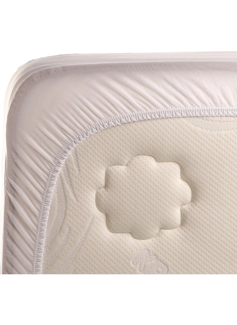 Tiny Plans - Liquid Proof Elastic Fitted Mattress Mattress 60X120CM - Image 1
