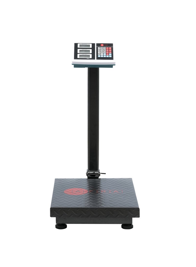 AFRA LOADMASTER 150kg/20g Platform Bench Scale (AFLM-PSBS-150-3040)- 30x40 cm Steel Pan, LCD Display, RS-232, AC/DC Power, External Calibration for Weighing Packages, Luggage, Suitcases, Boxes - Image 2