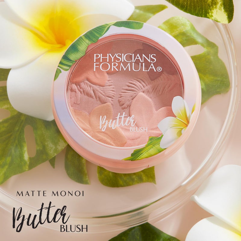 Physicians Formula Matte Monoi Butter Blush Makeup Powder, Mauvy Mattes, Dermatologist Tested - Image 4