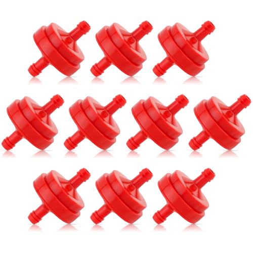 CARBBIA 10 Pack Lawn Mower 14 Inch Inline Gas Fuel Filter for 298090 298090S for John Deere AM107314 LG298090 LG298090S PT4265 for Toro 425240 566360 - Image 1
