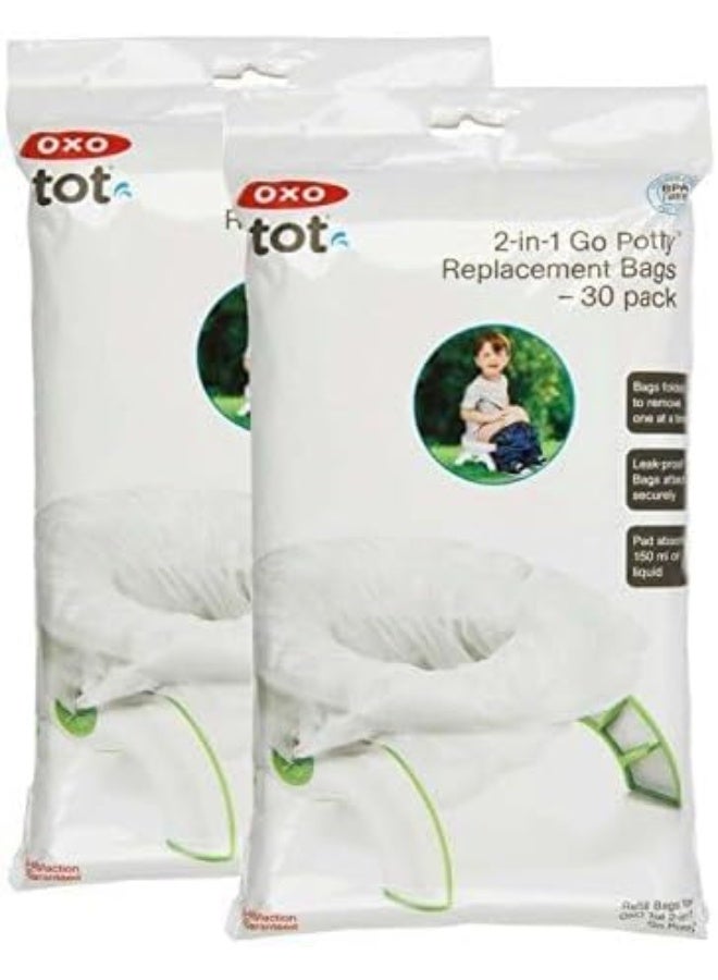 OXO OXO Tot 2-in-1 Go Potty Refill Bags, 60 Count - Image 2
