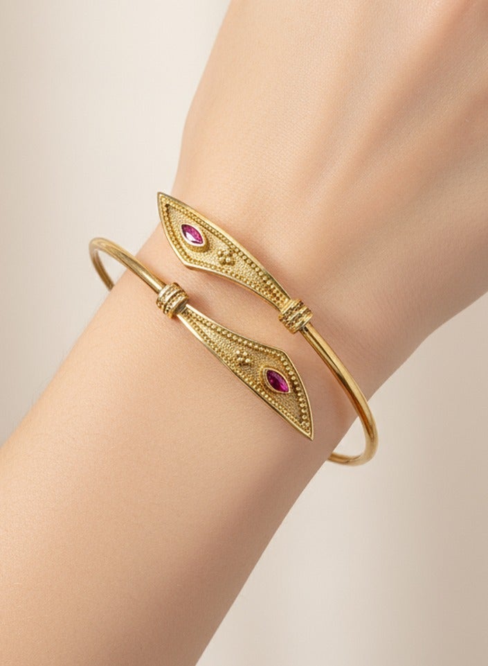 بي تي سي إيلا - اسورة فضة مطليه بالذهب (SIL0569) - Image 1