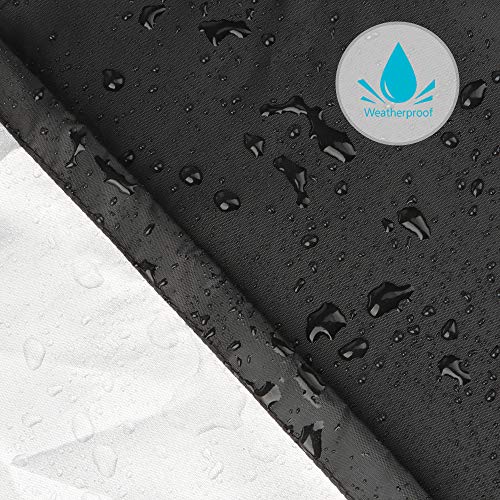 iCover غطاء شواية 30 بوصة، أغطية شواية iCOVER المقاومة للماء لمدخن عمودي صغير ذو شعلتين، خفيف الوزن وسهل الاستخدام، مقاوم للغبار ومقاوم للأشعة فوق البنفسجية يناسب الشوايات مع طاولات جانبية مطوية - Image 5