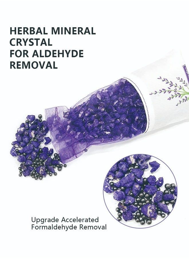 XIYU Lavender Sachets Charcoal Formaldehyde removal, Air Fresheners for home and car, 3×100g Suitable for Closets, Drawers, Gym Bags, Shoe Closet Odor Eliminator  - Image 4