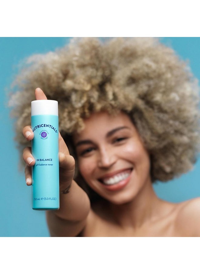 NuSkin Nutricentials in Balance pH Balance Toner | Toner with Bioadaptive Botanicals | Reduces Pores & Restores pH | Perfect After Removing Makeup to Help Your Skincare Routine | 150ml | 1 Pack