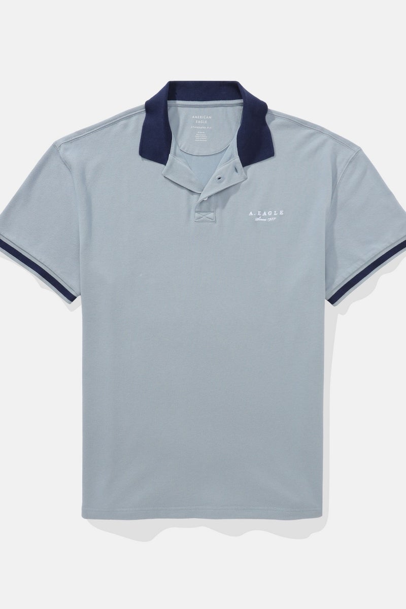 American Eagle AE Logo Polo Shirt - Image 4