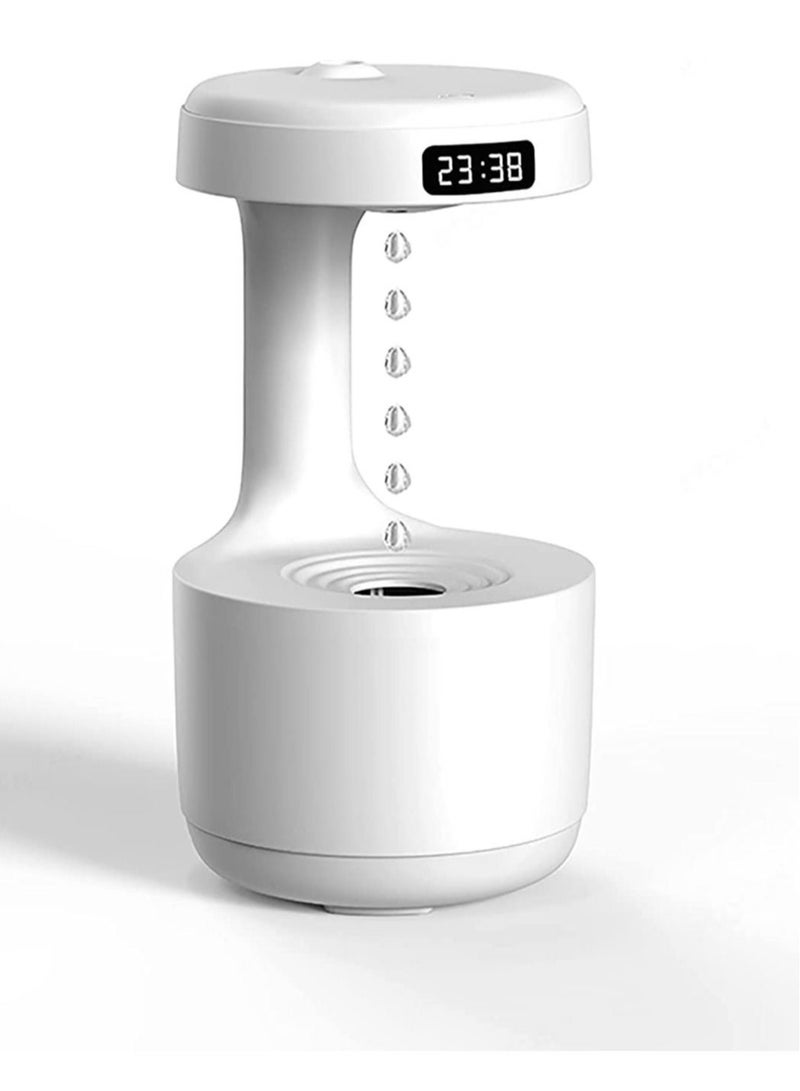 Anti Gravity Humidifier Air Humidifier 800ML Home Anti-Gravity Water Droplets Ultrasonic Cool Mist Maker Fogger with LED Display Air Purifiers for Office Bedroom Desktop - Image 1