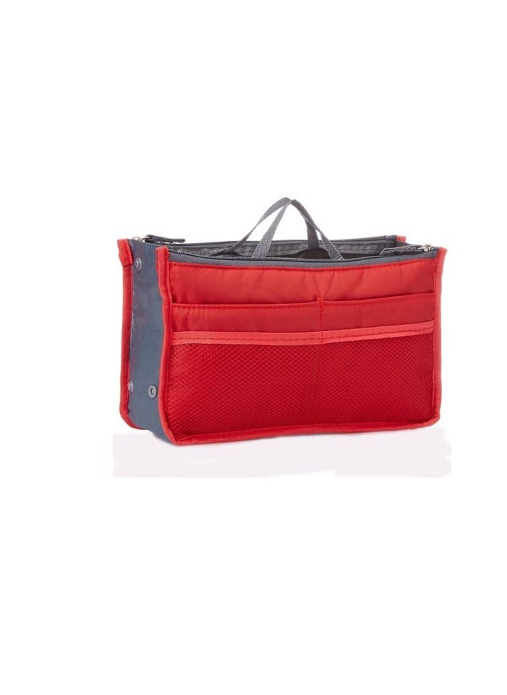 Shein - Imported Multi-pocket Bag Organizer To Organize And Arrange Your Items In The Bag red - Image 1