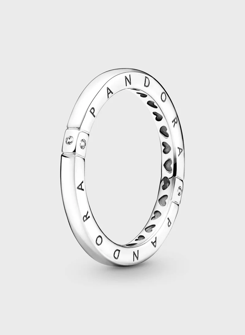 PANDORA Logo & Hearts Ring for Women | Best Price UAE