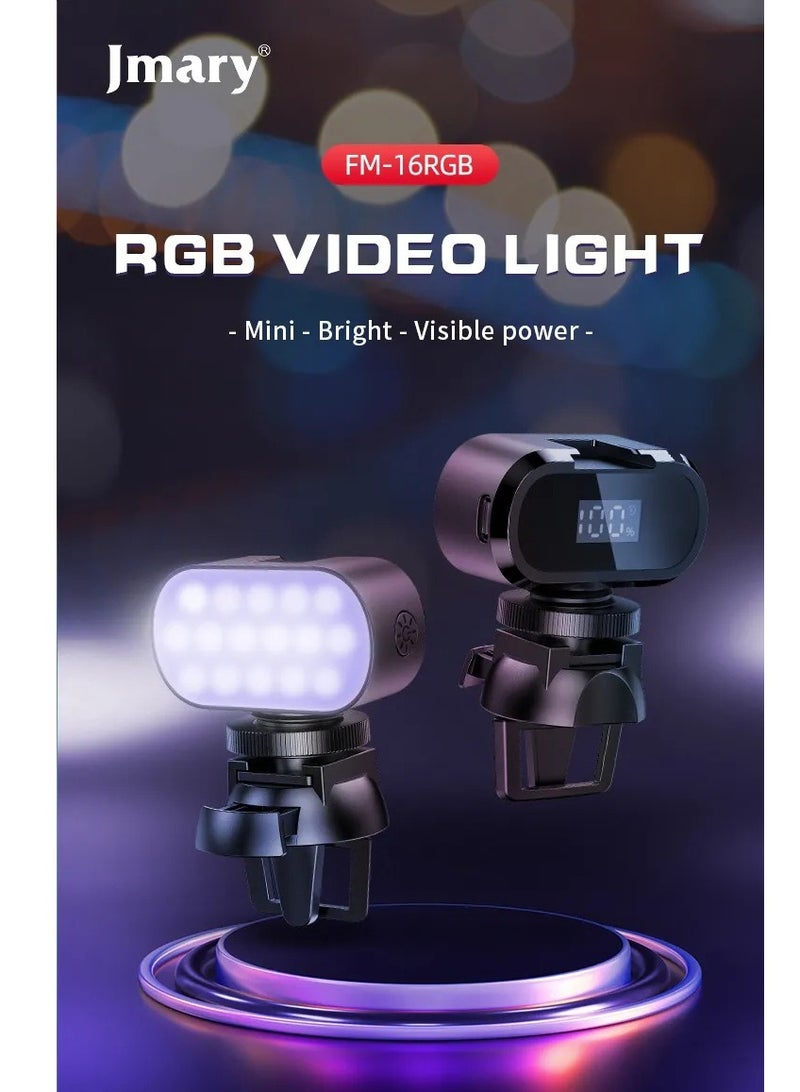 Jmary FM-16 RGB Mini Video Fill Light - Image 2