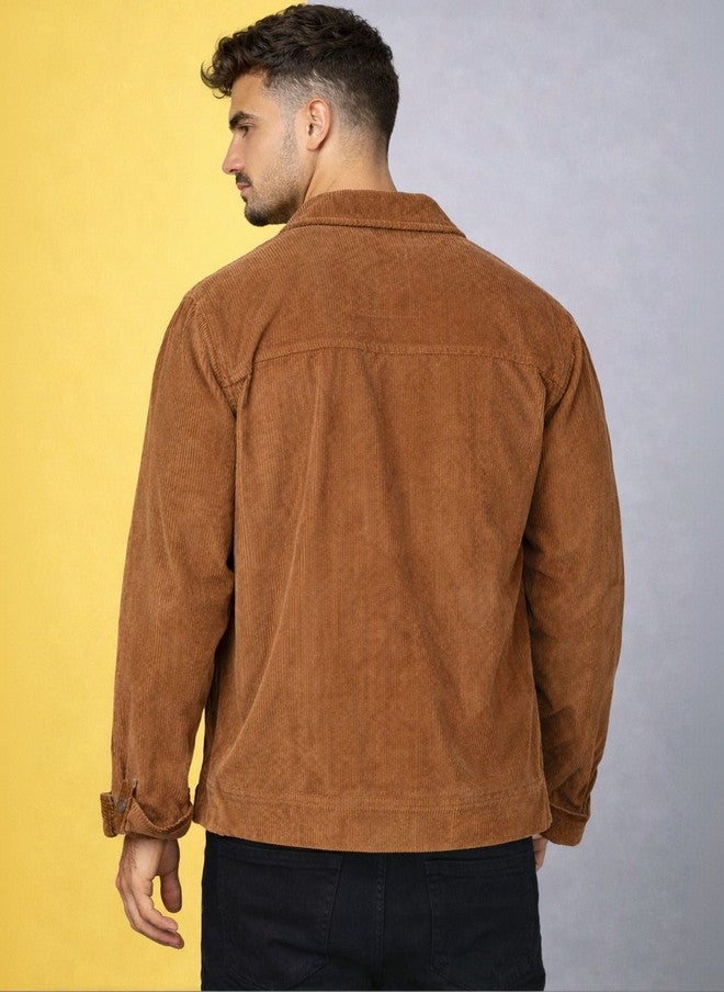 Kaali Peeli Men Corduroy Woven Jacket - Image 3
