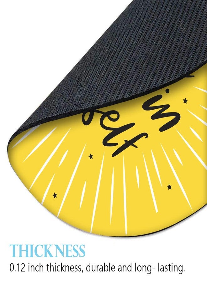 PAPER PLANE DESIGN Anti Skid Mouse Pad for Desktop and Laptop Computer (Round, Size- 20 cm) s18 - Image 2