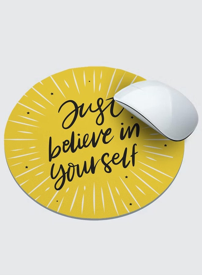 PAPER PLANE DESIGN Anti Skid Mouse Pad for Desktop and Laptop Computer (Round, Size- 20 cm) s18 - Image 1