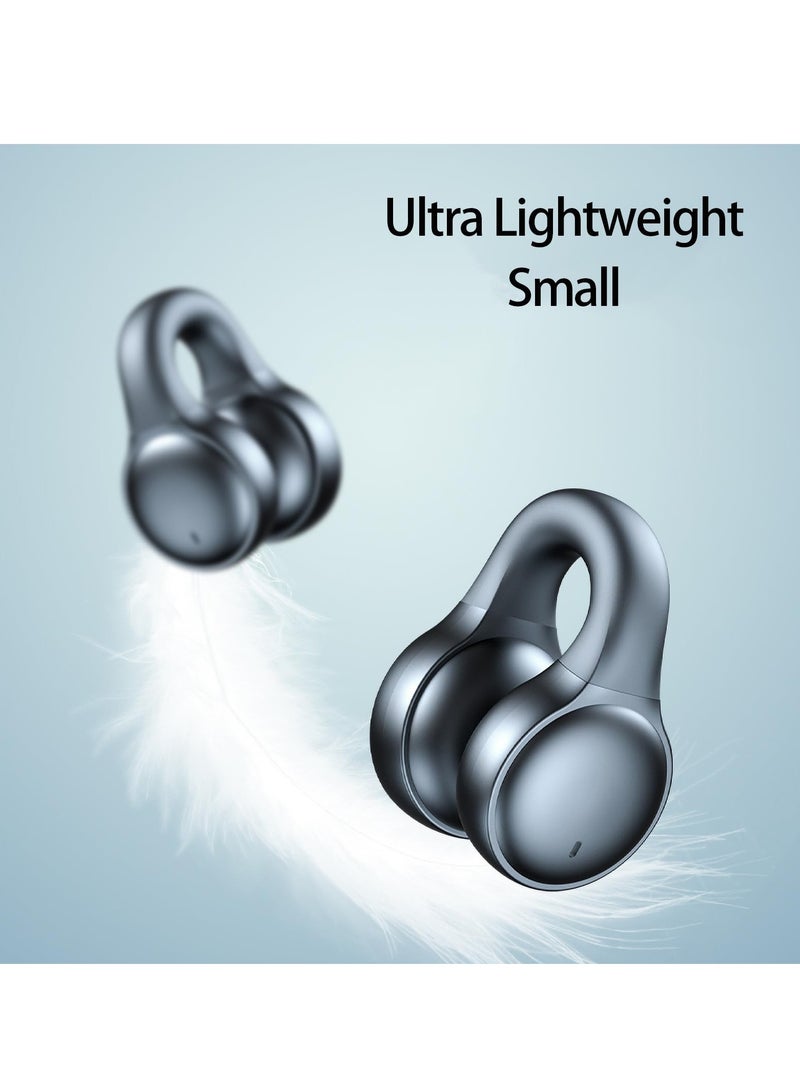 Wireless ear clip, earplug bone conduction Bluetooth wireless headset, open earphones, earhook earphones, bone conduction induction earphones, wireless ear bone conduction earphones  - Image 4