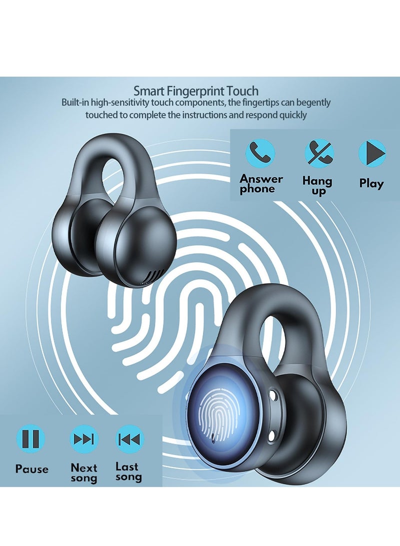Wireless ear clip, earplug bone conduction Bluetooth wireless headset, open earphones, earhook earphones, bone conduction induction earphones, wireless ear bone conduction earphones  - Image 5