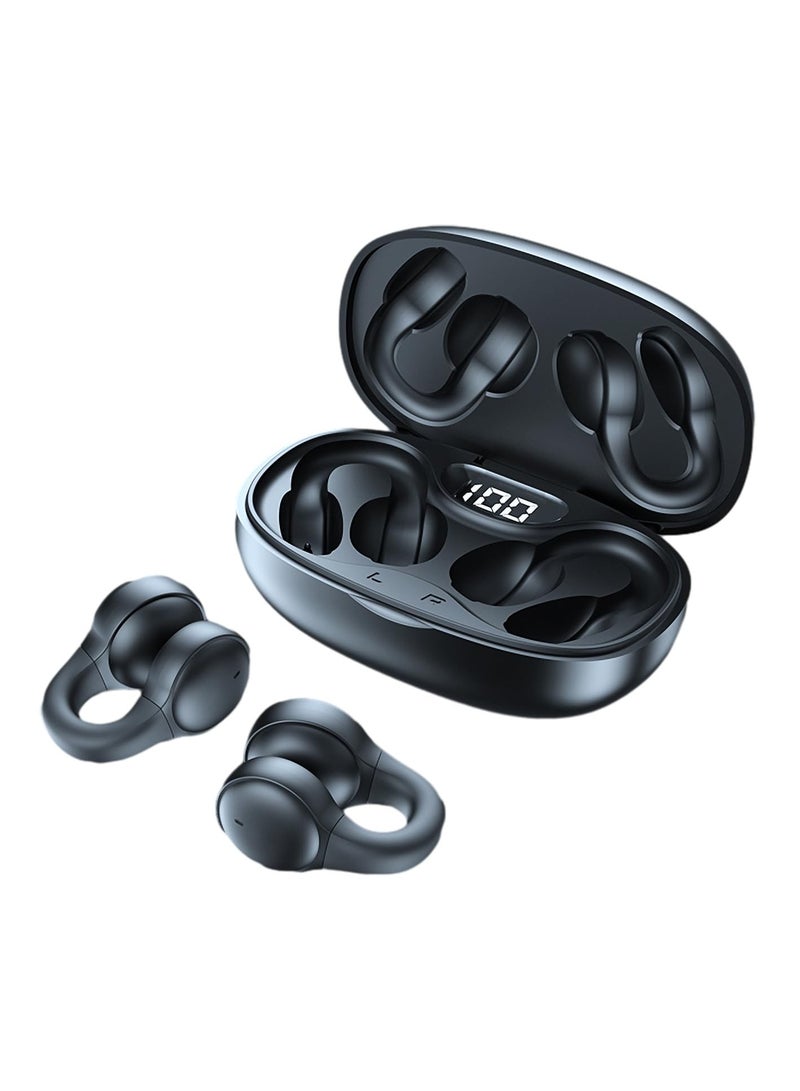 Wireless ear clip, earplug bone conduction Bluetooth wireless headset, open earphones, earhook earphones, bone conduction induction earphones, wireless ear bone conduction earphones  - Image 2