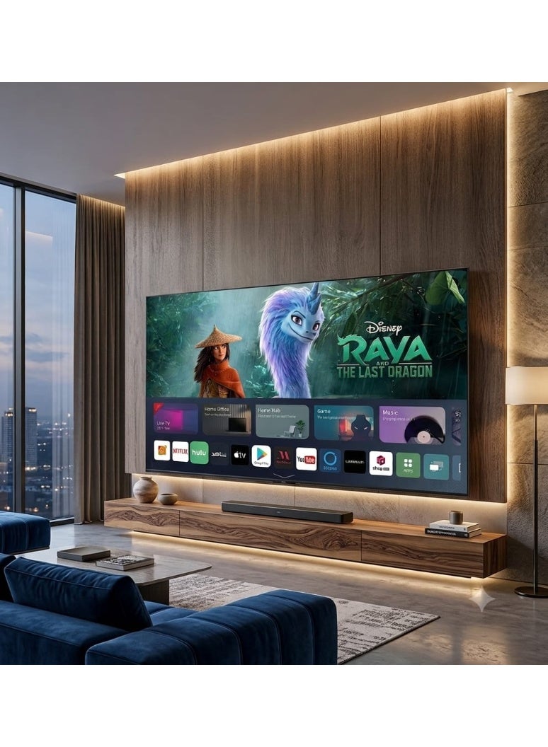 AURORA 50 inch TV QLED - Android 14 - 4K UHD LED TV Resolution: 3840 x 2160 - Built-in Receiver with dual Remote control | AR-50LPSQ - Image 2