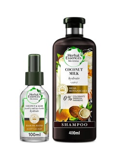 Herbal Essences Coconut Moisture Shampoo 400ml + Herbal Essences Coconut & Aloe Vera Hair Oil, 100ml - pzsku/ZC9524CF72A97DBF87CC9Z/45/_/1739791910/92f77bdf-abef-4d0c-961d-8573ba39dc63