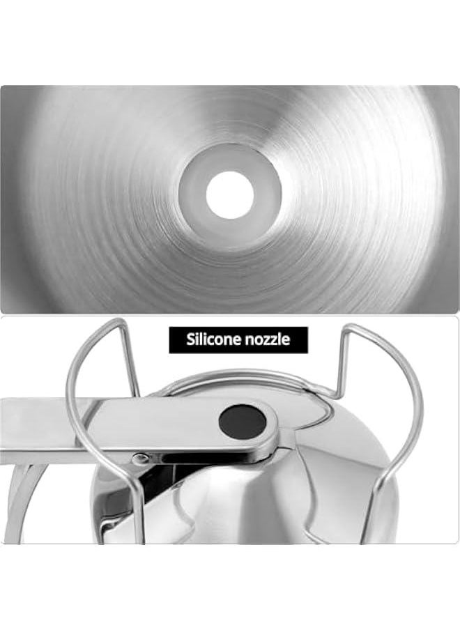Stainless Steel Pancake Batter Dispenser - 900ml Capacity with Silicone-Sealed Nozzle, Pourer Batter Pitcher Mixing Baking Tool for Cupcakes, Pancakes, Waffles, Muffins