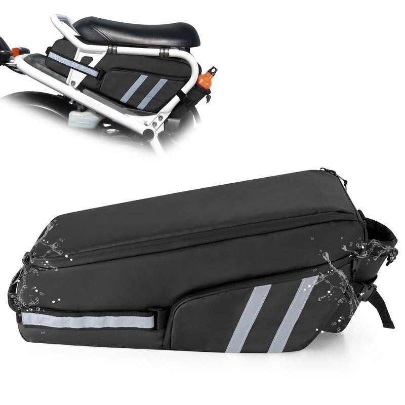 HODRANT Waterresistant Under Seat Bag Compatible with Honda Ruckus 20102024 Scooter Cling to Side Frame Box Scooter Under Seat Organizer with Shoulder Strap for Motorcycle Accessories Bag Only