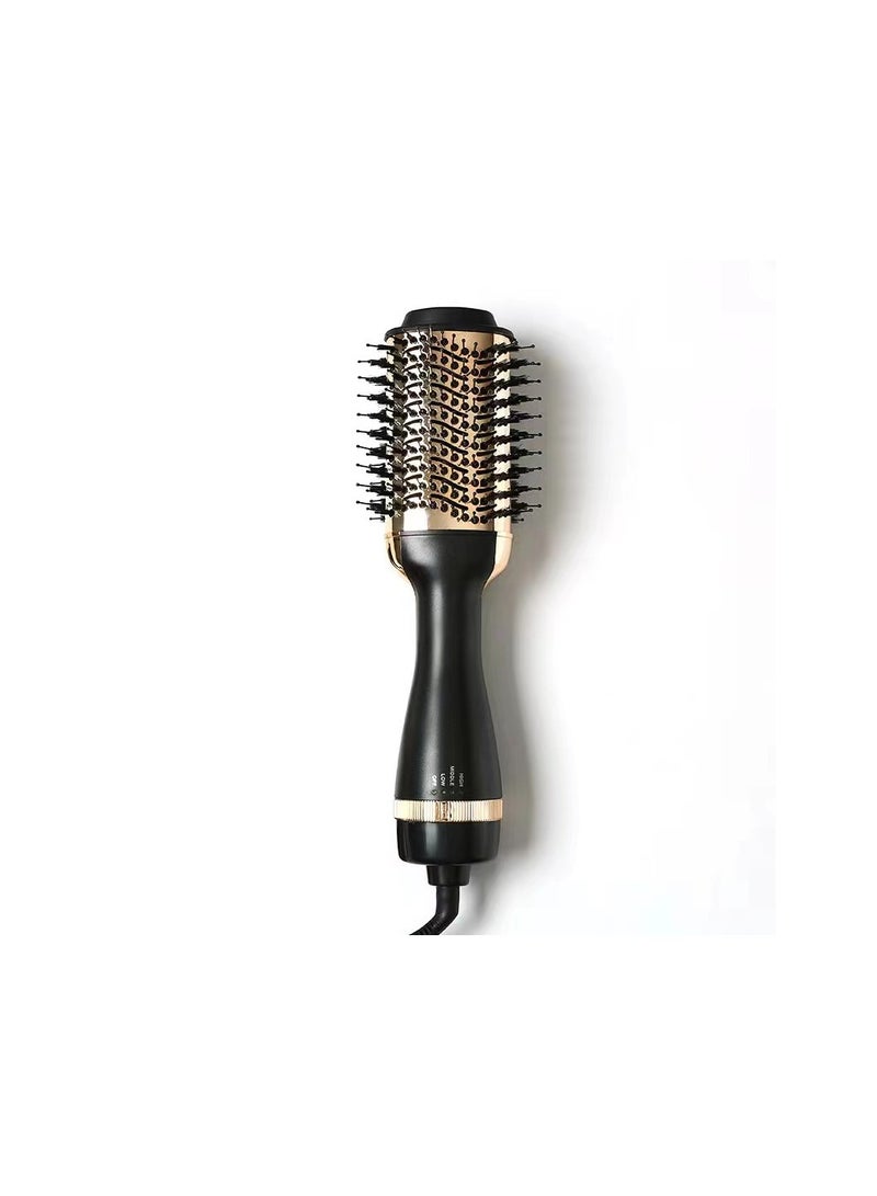 Estelle 3 In 1 Adjustable Hot Air Comb Professional Wet And Dry Hair Dryer Electric Straight Curly Hair Styling Tool Smoothing Brush black - Image 3