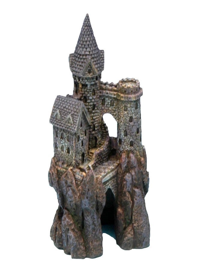 Penn Plax Penn-Plax Age-of-Magic Wizard’s Castle Aquarium Decoration – Safe for Freshwater and Saltwater Fish Tanks – Small - Image 1