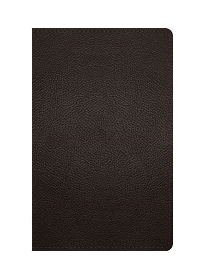 ESV Large Print Personal Size Bible (Buffalo Leather, Deep Brown) - Image 3