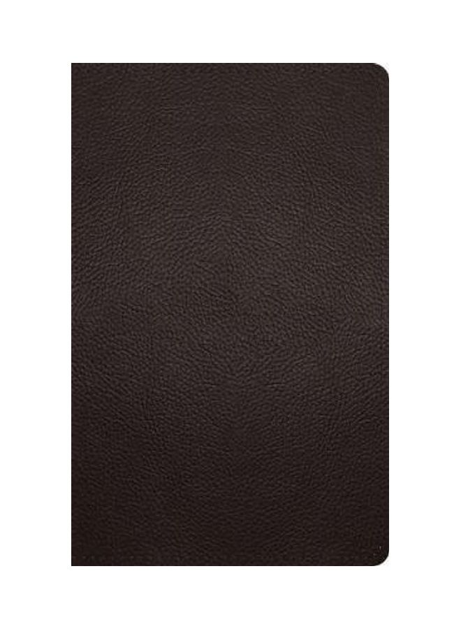 ESV Large Print Personal Size Bible (Buffalo Leather, Deep Brown) - Image 2
