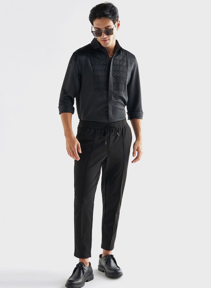 فاف قميص بقصة عادية مطرز - Image 4