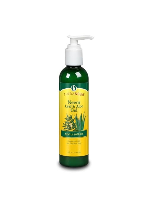 thera neem - Theraneem Neem Leaf & Aloe Gel | Helps Refresh & Nourish Skin | Organic Neem Leaf & Aloe Vera | 8fl oz (Fragrance Free) - Image 1