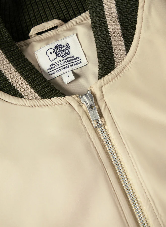 The Souled Store  The Souled Store Women Oversized Varsity Jacket with Graphic Print  | Best Price UAE