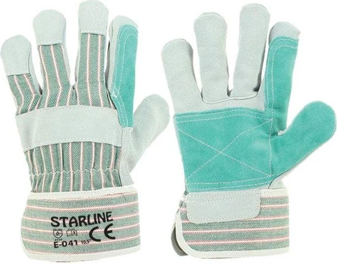 Starline E-041-YS Leather Work Gloves No:10