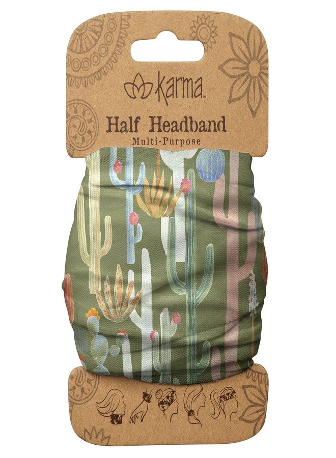 Karma Gifts Half Headband, Cactus - Image 1