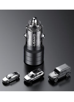 Usams Dual USB-C Car Charger PD 95W, Fast Charging Car Battery Charger Double Type-C Car Socket, USB PD Car Charger for iPhone 16 Pro/16 Pro Max/16/15/14/13/12, Galaxy S24/S23/22/21, iPad Pro 6/Air 5  - Image 5