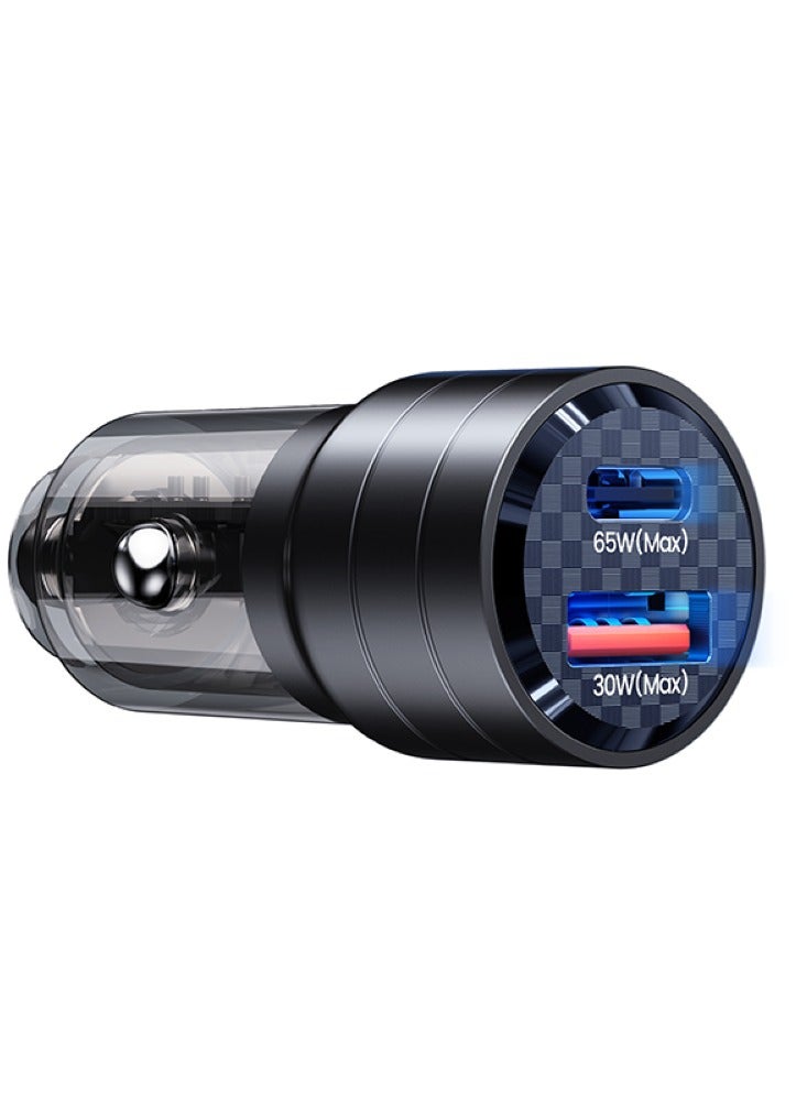 أوسامس شاحن سيارة USB-C مزدوج PD 95 وات، شاحن بطارية سيارة سريع الشحن مقبس سيارة مزدوج من النوع C، شاحن سيارة USB PD لهاتف iPhone 16 Pro/16 Pro Max/16/15/14/13/12، Galaxy S24/S23/22 /21، آيباد برو 6/إير 5 - Image 2