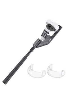 KASTWAVE VR Golf Club Extension for Oculus Quest 2 VR Golf Club Adapter Grip Accessory with 2 Controller Caps Bonus Carbon Fiber Golf Club Attached to Enhance Immersive VR Gaming Experience  - Image 1